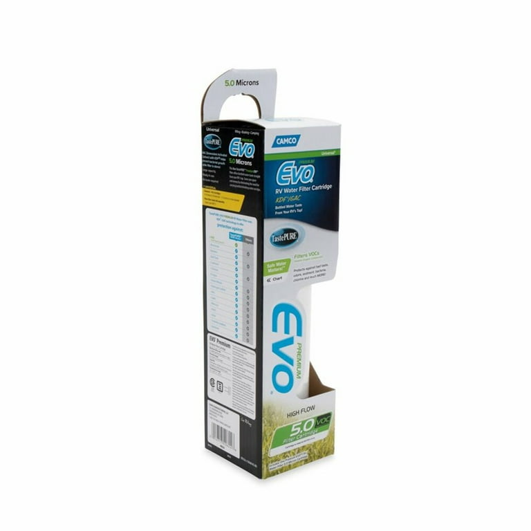 Camco 40621 Evo Spun PP Replacement Cartridge Evo Premium Water Filter