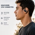 thumbnail image 3 of TOPVISION Wireless Earbuds, Bluetooth 5.4 Earbuds with Clear Calls & Built-In Mic, Open-Ear Earbuds with Dual EQ Sound Modes, Stereo Sound, 64H Playtime, Open-Ear Headphones for Running, Workout, Gym, 3 of 9