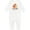 AA-White, variant on My Great Grandma Loves Me Fox Baby Romper Coveralls
