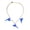 Pearl Dolphin E, variant on Yammee Trendy Freshwater Pearls Neckpiece Adjustable Length Clavicle Chain for Women