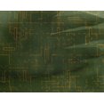 thumbnail image 5 of oneOone Georgette Viscose Green Fabric Geometric Sewing Craft Projects Fabric Prints By Yard 42 Inch Wide-4H, 5 of 5