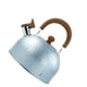 thumbnail image 4 of Hervidor de agua con silbato de acero inoxidable, hervidor de agua de gran capacidad, fondo plano para cocina de inducción de gas, hervir agua, 2L, azul, 4 of 10