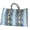 Blue#015, variant on Colorful Snakeskin Tote Bag for Women, Blue, Stylish Texture Handbag for Street Daily Outings