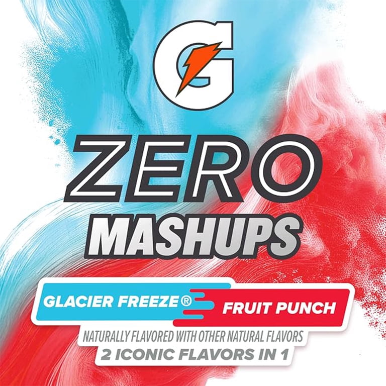 Gatorade Zero Sugar Mashups Glacier Freeze Fruit Punch, 8 Pack photo 3