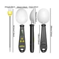 thumbnail image 3 of Riforla Digital Multifunctional 2 in 1 Spoon Scale with LCD Display: Accurate Grams Measurement & Kitchen Tableware Black, 3 of 9