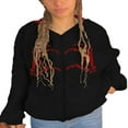 thumbnail image 4 of AMERTEER Sweat à Capuche à Fermeture Éclair à Manches Longues pour Femmes Streetwear, 4 of 5