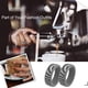thumbnail image 2 of Anillos de boda de silicona para hombre, anillos de silicona con diseño de fibra de carbono para hombres, bandas de compromiso de goma con borde, comodidad para el entrenamiento, 8 mm de ancho-2,5 mm, 2 of 6