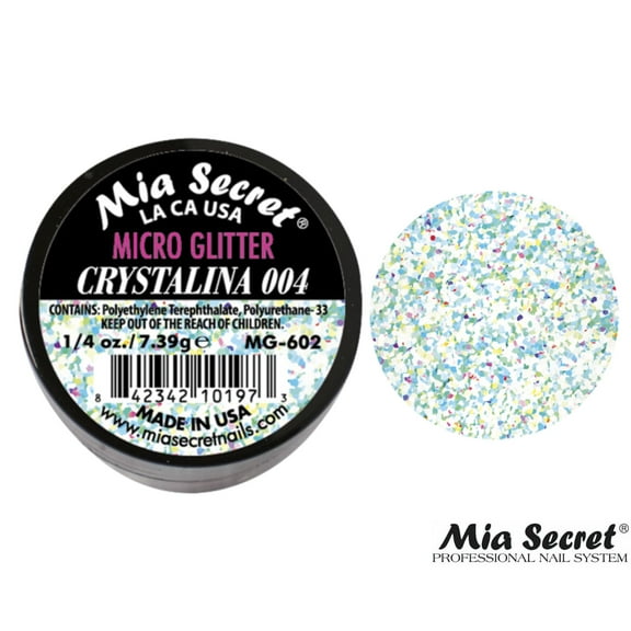MIA SECRET Mia Secret Nail art powder MICRO GLITTER- Crystalina