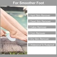 thumbnail image 6 of 2 Pack Nano Glass Foot File Callus Remover, Beomeen Hard and Dead Skin Remover for Feet, Double Sided Foot Scrubber Pedicure Tool, Hair Eraser for Softer & Smoother Feet, Random Black/White Glass, 6 of 10