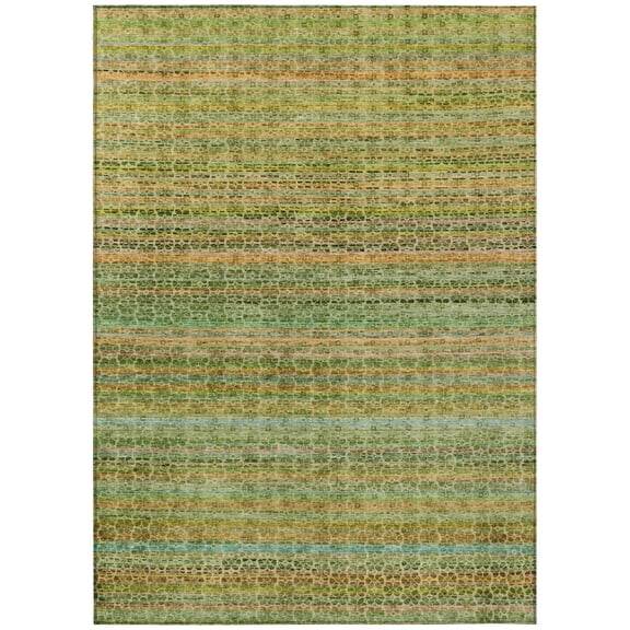Dalyn Rugs Machine Washable Indoor/Outdoor Chantille ACN2155 Green 2'6" x 3'10" Rug