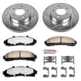 thumbnail image 3 of PowerStop Front Z36 Truck & Tow Carbon-Fiber Ceramic Brake Pad and Drilled and Slotted Rotor Kit Fits: FORD MAZDA MERCURY Select Models K1860-36, 3 of 9