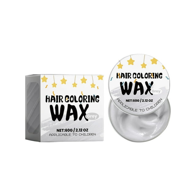 Cera de color temporal para el cabello para niños, mujeres y hombres, tinte lavable para peinar el cabello teñido, para niñas, niños y adolescentes, crema en gel para teñir el cabello al instante, 60