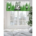 thumbnail image 5 of Golf Club Pattern Valances for Windows Golf Course Grenn Lawn Tree Background Valance Rod Pocket Short Window Treatments Curtains for Kitchen Bathroom Living Room Bedroom, 42 x 12 Inch, 5 of 7