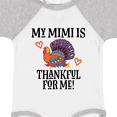 thumbnail image 4 of Inktastic Thanksgiving Mimi Thankful for Me Turkey Boys or Girls Baby Bodysuit, 4 of 5