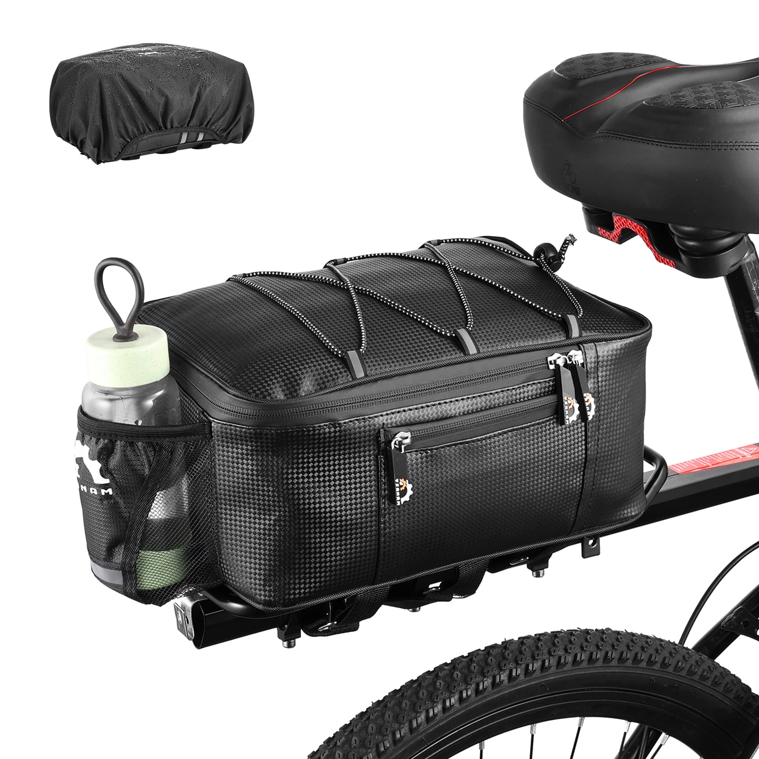 Amazon.com: Bike Bag for Bicycle Rear Rack: 17L (Expandable