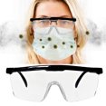 thumbnail image 1 of Anti-dust Goggles, Lightweight Shock-proof Anti-scratch Coating Clear Lens Anti-Fog Goggles With Anti-Fog Goggles For Experiment For Polishing Bright Black, 1 of 8