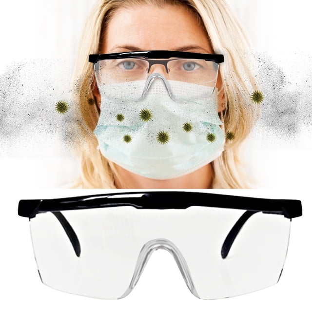 Anti-dust Goggles, Lightweight Shock-proof Anti-scratch Coating Clear Lens Anti-Fog Goggles With Anti-Fog Goggles For Experiment For Polishing Bright Black