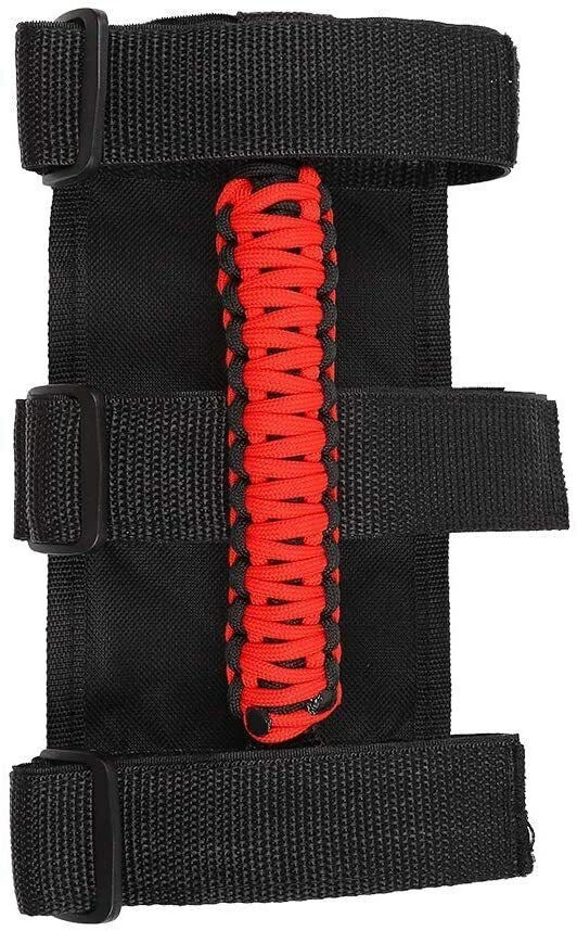 2Pcs Red Roll Bar Grab Grip Handles For Jeep Wrangler Tj Jk Jl Jt Accessories