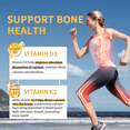 thumbnail image 4 of Suplemento de vitamina D3 K2 5000 UI para la salud ósea - Sin OMG, 120 cápsulas, 4 of 6