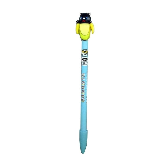 Funko Bananya Pen with Character Topper (Kuro Black Bananya)