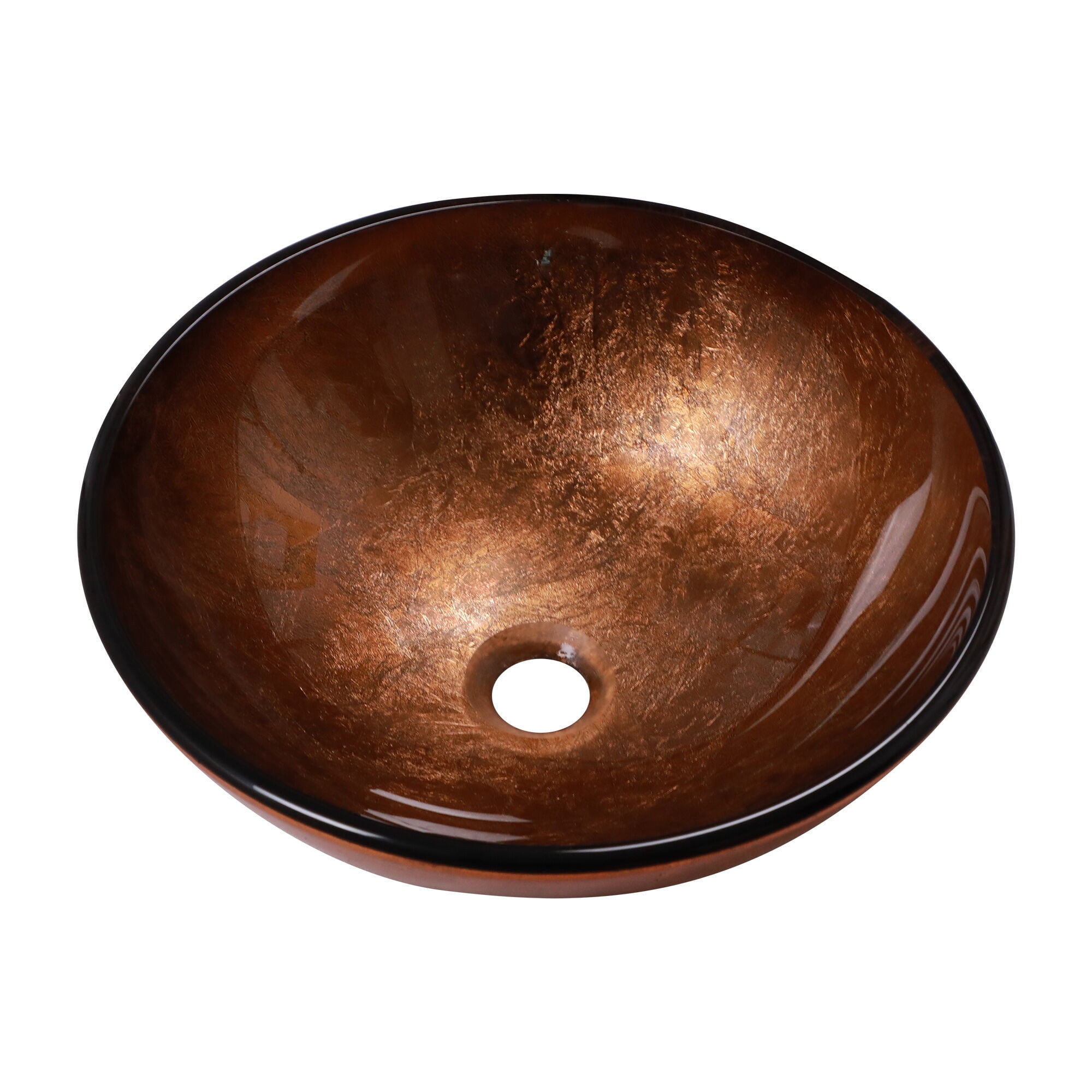 Vanity With Sink, Bathroom Artistic Tempered Glass Vessel Bathroom Sink with Pop-up Drain, Brown, Brown Bathroom Vanity,Tempered Glass Single Sink Vanity, Bath & Faucets Bathroom Vanities