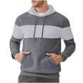 thumbnail image 2 of Donemore Men's Thermal Hoodie Waffle Knit Fleece Lined Comfort Fit Casual Athletic Pullover, 2 of 9