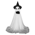 thumbnail image 2 of Halloween Decorations Outdoor - Light Up Spooky Ghosts Decoration with Hat - Indoor Cute Party Ghost Decor for Yard Porch Lawn Home Front Door(Extendable1.3-6.6ft), 2 of 5
