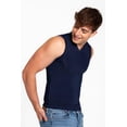 thumbnail image 2 of Camiseta Cuello V manga Sisa Microfibra Diane & Geordi Colombia 3995 azul XL, 2 of 3