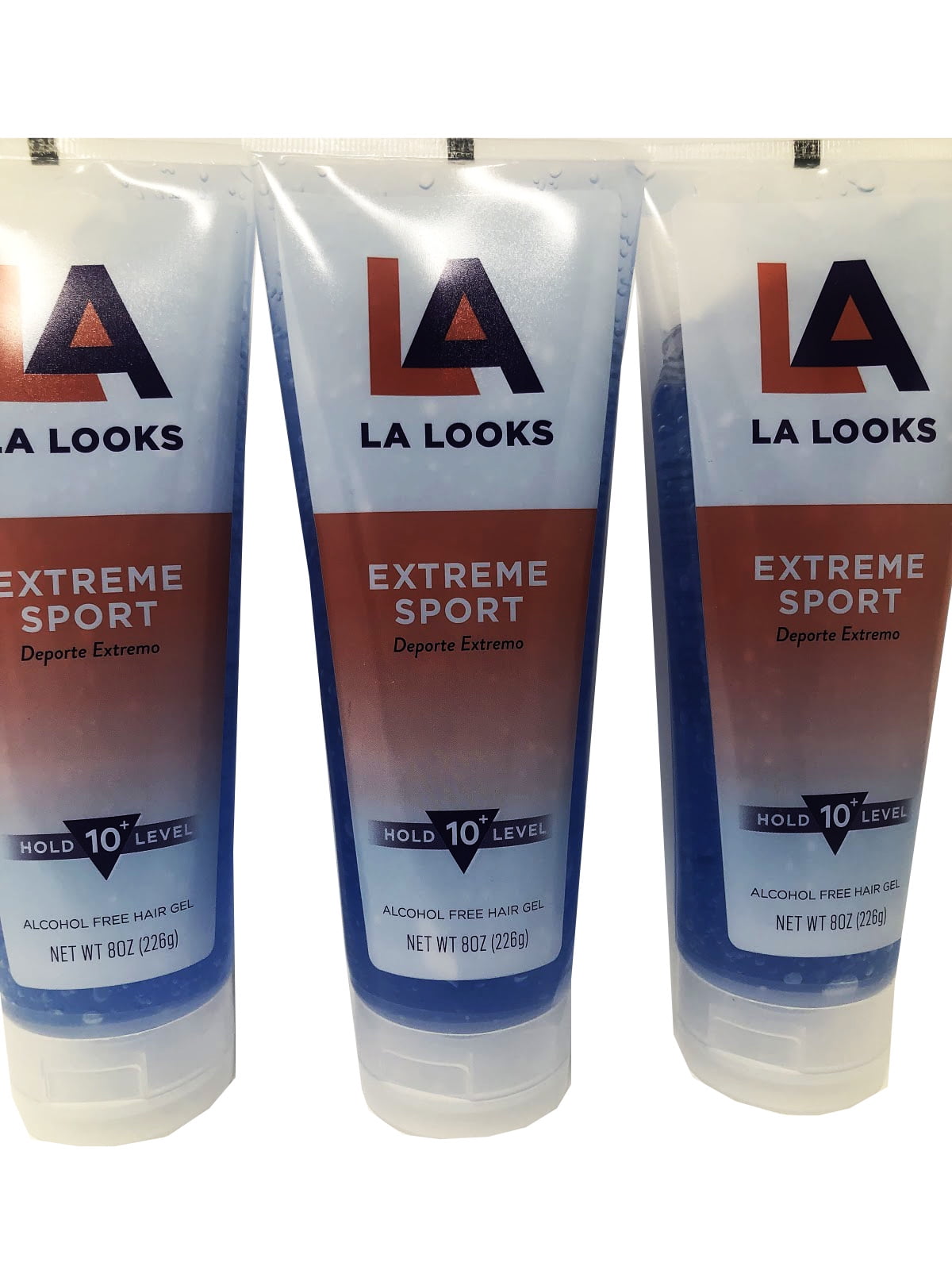 La Looks Extreme Sport Hair Gel Net Wet 8oz Pack Of 3
