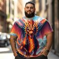 thumbnail image 2 of Men T Shirt for Big & Tall Man Graphic Short Sleeve Plus Size Oversized Tee Tshirts XL 3DTS10004, 2 of 8