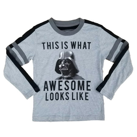 Star Wars Darth Vader Boys This Is What Awesome Looks Like Long Sleeve (Whats A Best Boy)