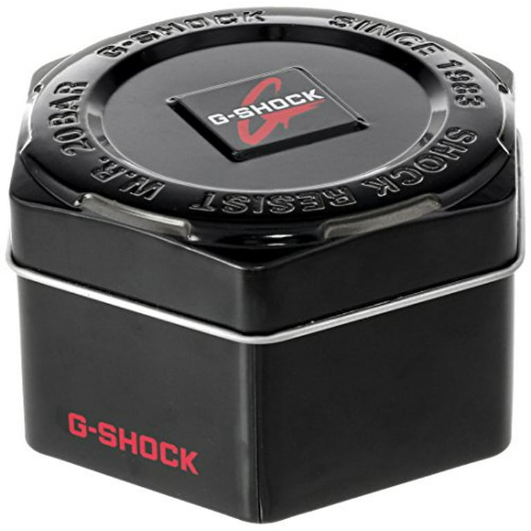 Free Shipping! Casio G-Shock Black Dial Tan Resin Strap Mens