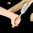 thumbnail image 3 of Flat Chisel, Wood Handle Chisel  Chrome Vanadium Alloy Steel High Hardness with Incisive Edge for Woodworking Projects, 3 of 8