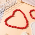 thumbnail image 3 of 200 cuentas artesanales redondas con agujeros grandes para collares hechos a mano, bolas sueltas de madera decorativas, suministros para hacer joyas de 12 mm., 3 of 8