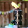 TIKI Brand 65" Urban Metal Torch with Easy-Pour System, Bronze