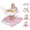 Pastel Pink Stripe, variant on PRVAETU 5 in 1 Baby Walker,Jumper,Rocking,Push,Bouncer for Boys Girls,Foldable,Music & Light,Height Adjustable,Wheel for Infant,Green Stripes