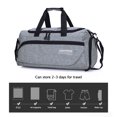 thumbnail image 2 of Bolsa De Ejercicios Bolsa deportiva impermeable portátil para entrenamiento físico para hombres y mujeres (gris oscuro) Tmvgtek Para Estrenar, 2 of 7