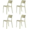 thumbnail image 1 of Silla de Comedor Apilable de Polipropileno - 4 Piezas/Juego, 1 of 3