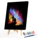 thumbnail image 1 of Cuadros Decorativos Pintura al óleo de silueta de dibujos animados por números DIY pintura acrílica sobre lienzo (B2036) Wdftyju embutido en tela, 1 of 9