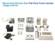thumbnail image 2 of Motorcycle Chrome Tour Pak Pack Trunk Latches Hinge Lock Kit for Harley Touring Trike 1988-2013 Lugg, 2 of 5
