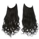 thumbnail image 1 of Nvzi Extensión de cabello invisible con hilo de pescar, fibra sintética larga ondulada y rizada, extensión de cabello ajustable estilo diadema, 22 pulgadas, negra, 1 pieza, estilo A, 1 of 5