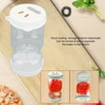 thumbnail image 4 of 25oz Flip Jar For Pickles & Olives Leakproof Dry Wet Separation Container With Fork, 4 of 7