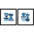 thumbnail image 1 of Great Art Now Crowded Forms blue by Pela, 2 Piece Framed Art Set Each 13.25"W x 13.25"H, 1 of 3