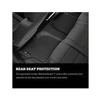 Husky Liners 13221 Weatherbeater Floor Mats Fit 2023-2025 Chevy Colorado, GMC Canyon Crew Cab Front 2 Pc Black