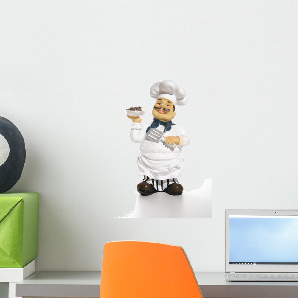 Chef Wall Decal Sticker, Wallmonkeys Peel & Stick Vinyl Graphic (18 in