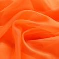 thumbnail image 5 of Ruthy's Textile Orange Sheer Curtains Set of 2 Window Panel Drape Pair 104" X 84" Inch for Kitchen Bedroom Children Living Room Yard, 5 of 5