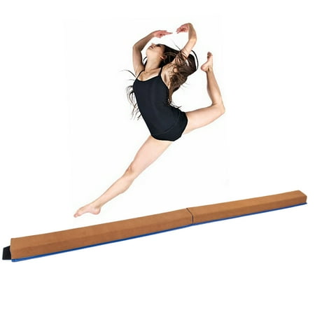 - Zimtown 8 Feet Folding Gymnastic Balance Beam Home Floor Stability Prictice, Portable Anti-slip Training Board for Kids Young Gymnasts Cheerleaders