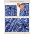 thumbnail image 5 of Cueply Women's Plus Size Casual High Waist Tie Front Long Skirts with Pockets Flowy Summer Pleated Tiered Elastic Skirt, 5 of 9