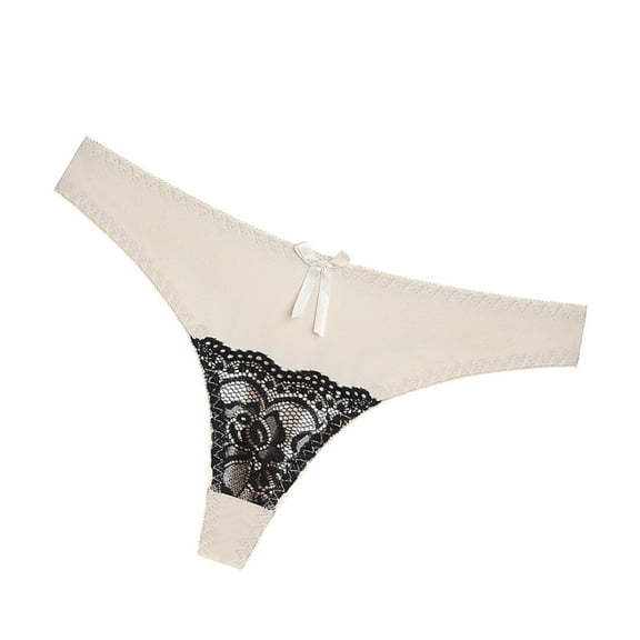 Hot Panties ForWomen Lace Sexy Patchwork Low Waist Thong In Solid Color 2025 NEW