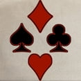 thumbnail image 2 of CafePress - Playing Card Suits Cap - Adjustable 100% Brushed Unisex Casual Cotton Baseball Cap, Beige, 1, 2 of 2